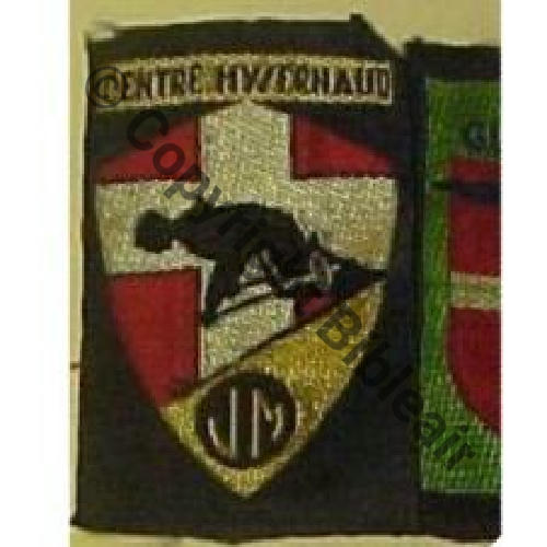 Grpt HAUTE SAVOIE Centre HYVERNAUD (CNE) THORENS 12.1942 Tissu Sc.irc450 122Eur11.08